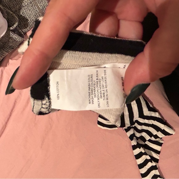 Joe Fresh, Ladies 3/4 sleeve tee shirt, striped, xs - Picture 3 of 3